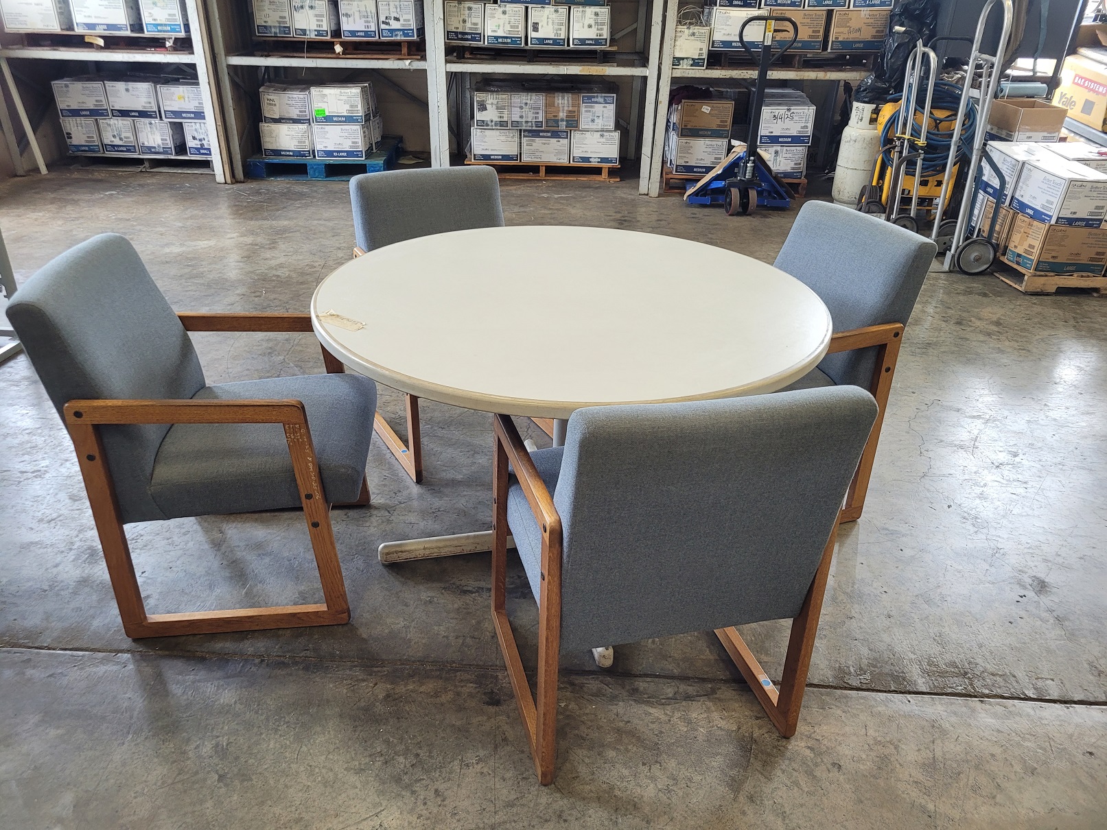 Round Table and 4 Chairs - Round Table and 4 Chairs